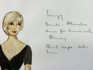 Hitchcock costume designs  - image